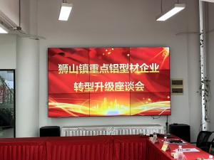 2025年5月13日，南海铝协秘书处出席由狮山镇政府召开的狮山镇重点铝型材企业转型升级座谈会。