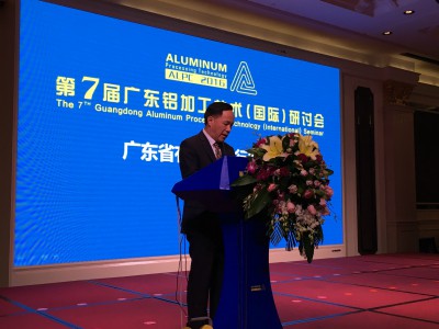 开幕式上，广东省有色金属工业协会常务副会长李国锋先生致辞。