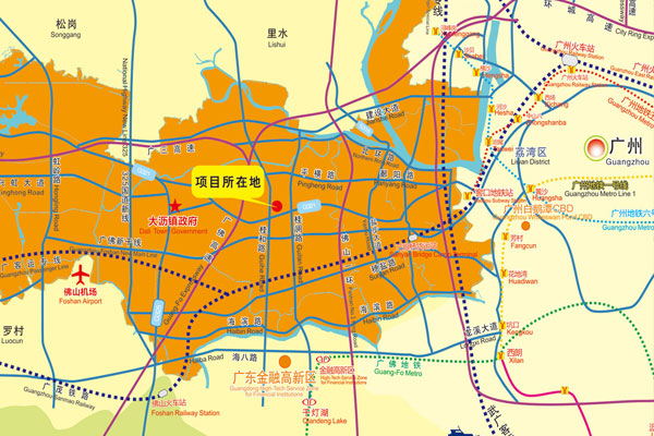 项目位置示意图